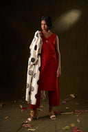 Morning Glory Rust & Polka Shacket Set
