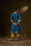Geranium Handloom Kurta Set