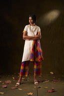 Tuberose Asymmetrical Kurta Set