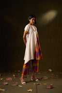 Tuberose Asymmetrical Kurta Set