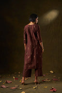 Lady Tulip Deep Brown Kurta Set