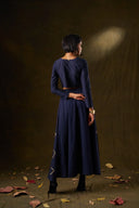 Orchid Navy Grid Skirt & Top Set