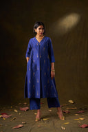 Lady Tulip Royal Blue Kurta Set