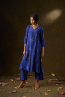 Lady Tulip Royal Blue Kurta Set