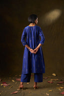 Lady Tulip Royal Blue Kurta Set