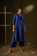 Lady Tulip Royal Blue Kurta Set