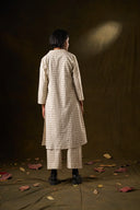 Magnolia Monochrome Grid Shacket Set