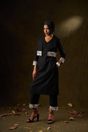 Zinnia Black Shacket Kurta Set