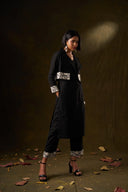 Zinnia Black Shacket Kurta Set