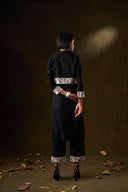 Zinnia Black Shacket Kurta Set