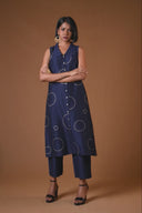 Aster Midnight Navy kurta Co-ord  Set
