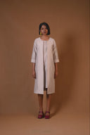 Dahlia Ivory Shacket Dress