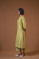 Lily Pastel Green Silk Kurta Set