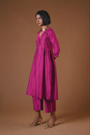 Tulip Fuchsia Wrap Co-Ord Set