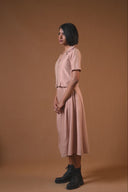 Rose Blush Nude Skirt & Top Set