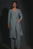 Lobelia Slate Blue Long Co-Ord Set