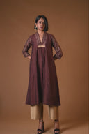 Marigold Brown & Gold Kurta Set
