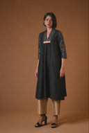 Marigold Black & Gold Kurta Set