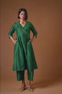 Tulip Emerald Wrap Co-Ord Set